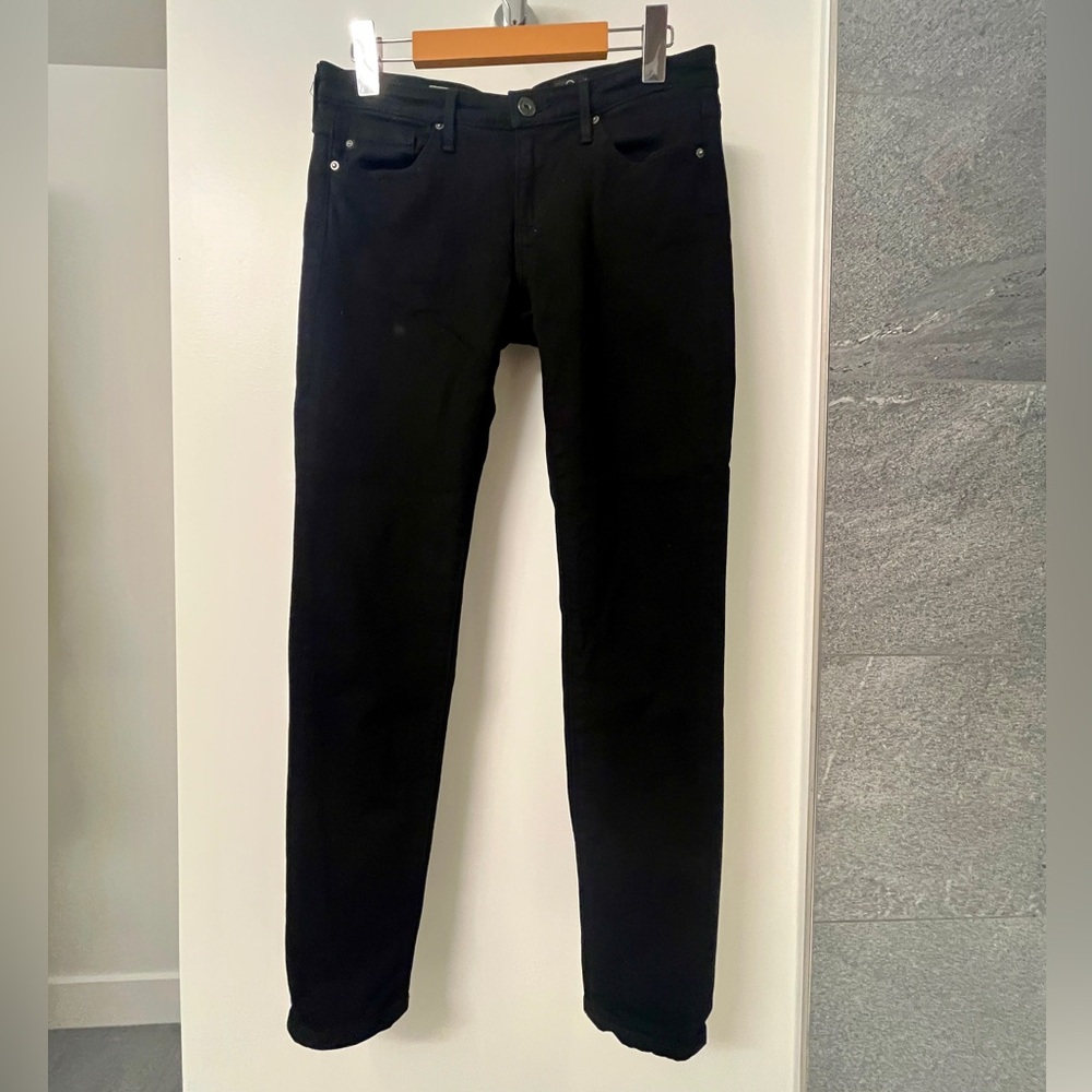 Ag Adriano Goldschmied Black Skinny Jeans Sleek Fit
